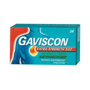 GAVISCON EXTRA STRENGHT 24's (6X4)