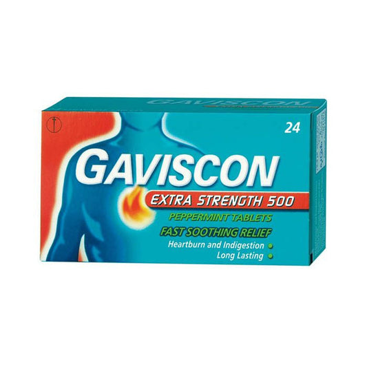 GAVISCON EXTRA STRENGHT 24's (6X4)