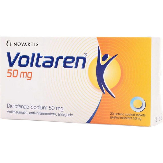 VOLTAREN 50MG 20's (10's Blister x 2)