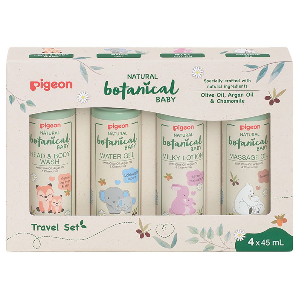 PIGEON NATURAL BOTANICAL BABY GIFT SET 78407