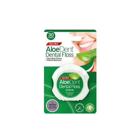ALOEDENT 8932 AD ALOE DENT ALOE VERA DENTAL FLOSS 30M (E0691)