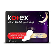 KOTEX 0055 MAXI THICK OVER NIGHT 8s