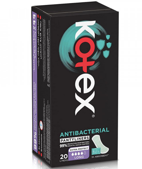 KOTEX 1502 ANTIBACTERIAL PANTYLINERS 20S