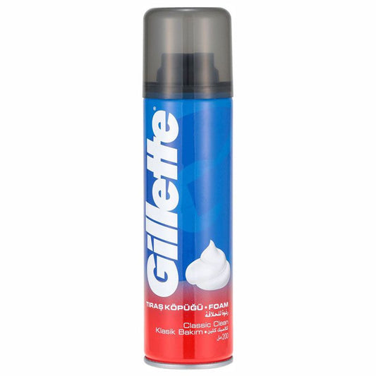 GILLETTE SHAVE FOAM CLASSIC CLEAN 200ML