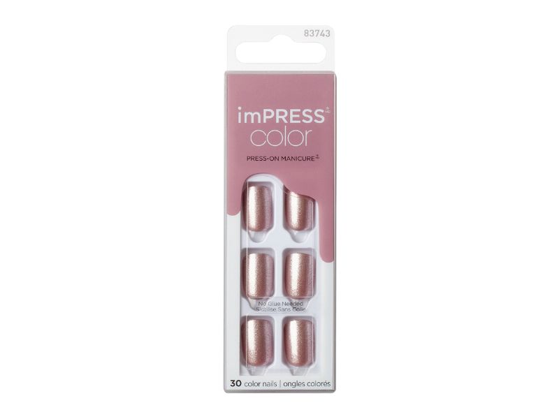 KISS IMPRESS COLOR NAILS-PARALYZED PINK KIMC004C