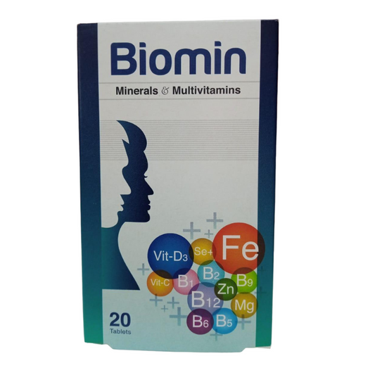 BIOMIN PREGNANCY MULTIVITAMIN TABLETS 20'S