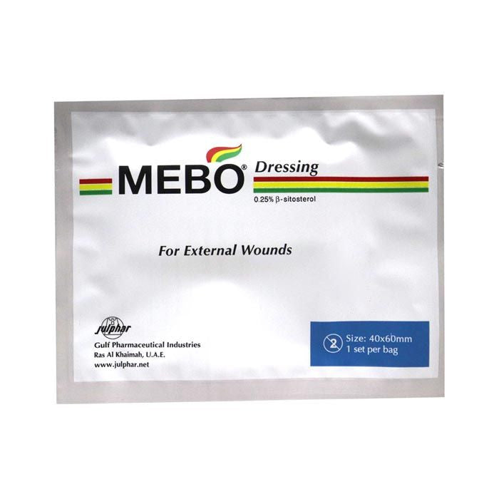 MEBO WOUND DRESSING 5 Patches (40 x 60mm)