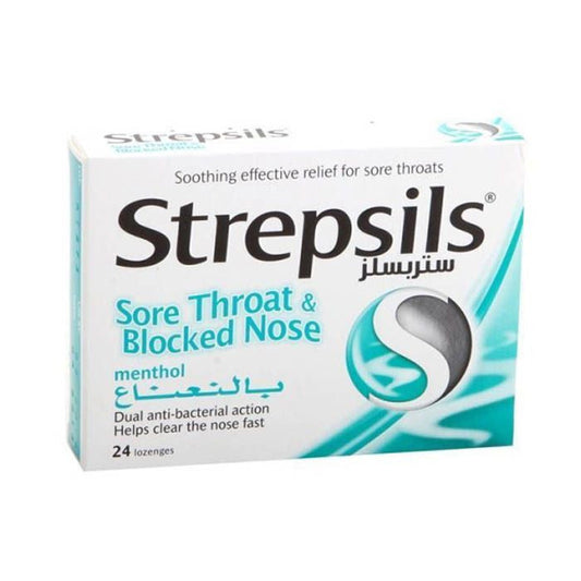 STREPSILS MENTHOL LOZENGES 24s