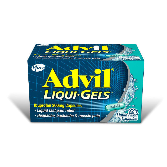 ADVIL LIQUI GELS 200MG 32CAPS