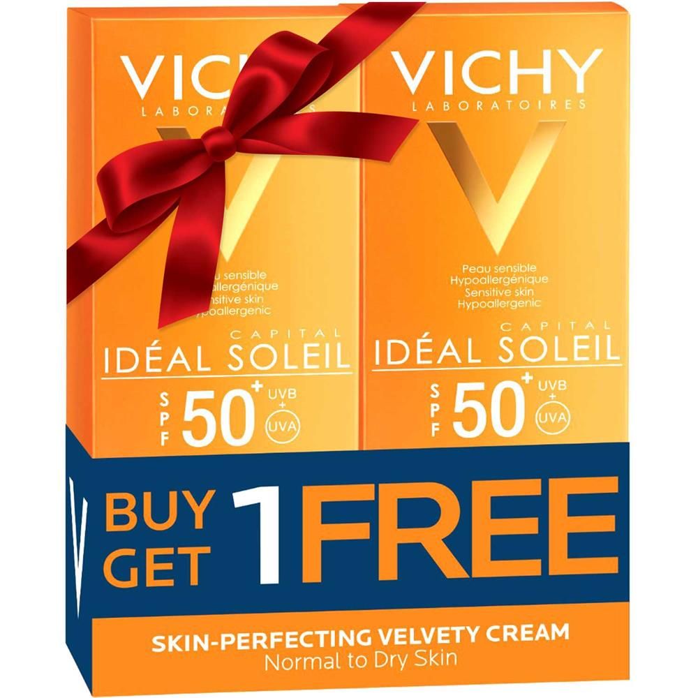 VICHY 0864 SPF50 CREAM NORMAL TO DRY SKIN (1+1)