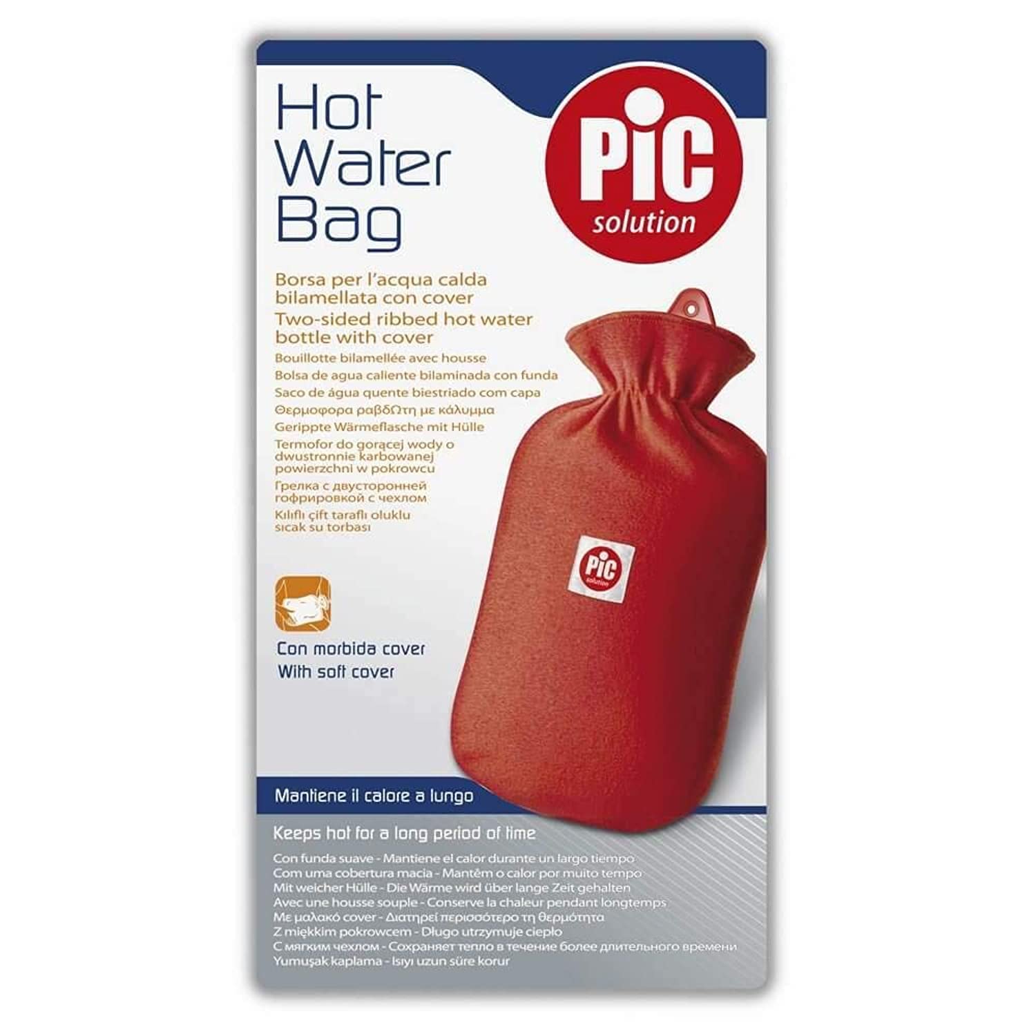PIC 2 SIDED HOT WATER BAG WITH COVER
