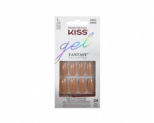 KISS GEL FANTACY NAILS REAL SHORT LENGTH KGN02C