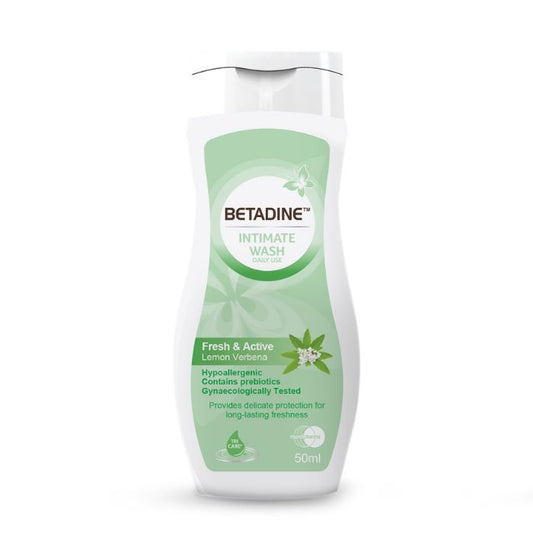 BETADINE INTIMATE WASH FRESH&ACTIVE LEMON VERBENA 50ML