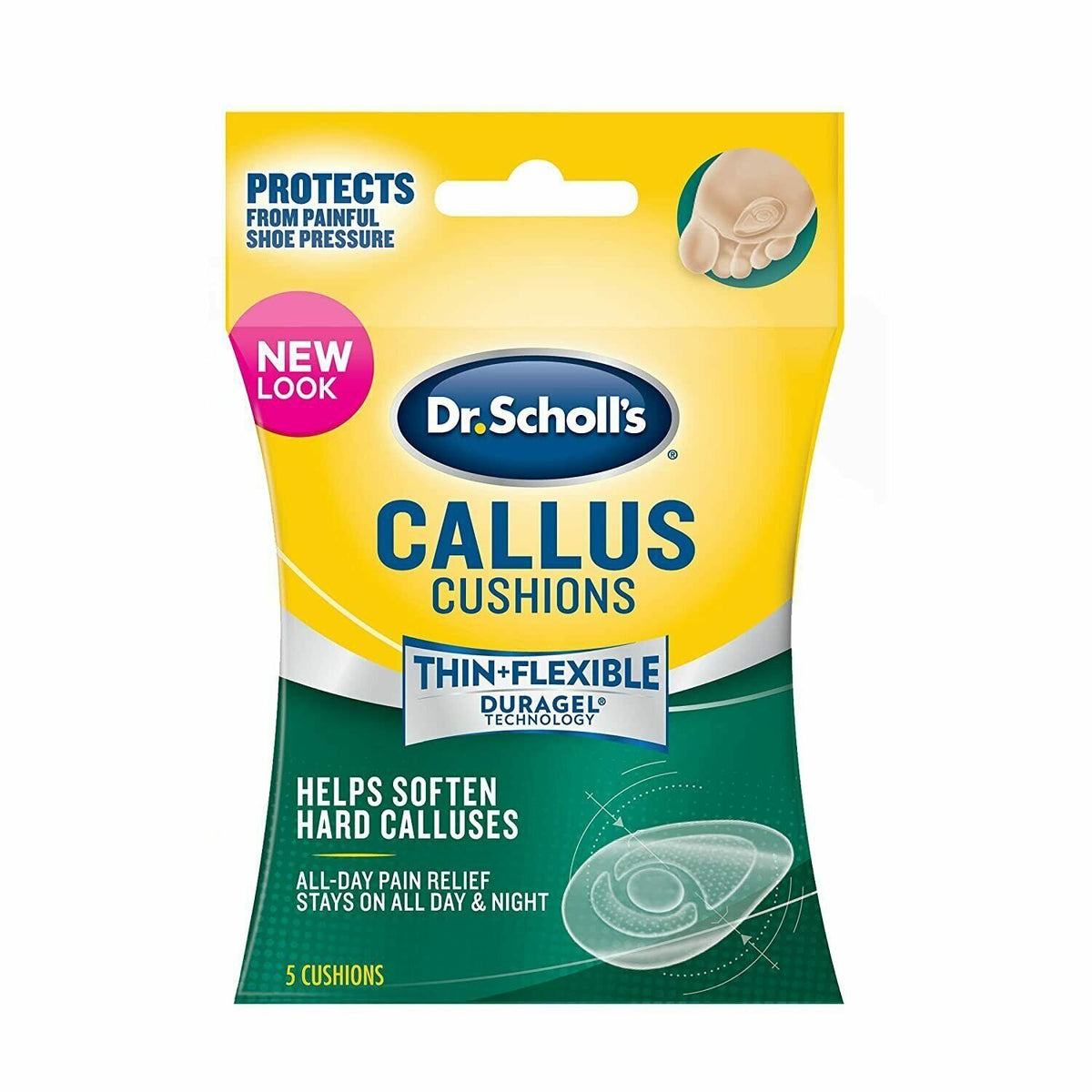 DR SCHOLL'S 1227 DURAGEL CALLUS CUSHION 5CT