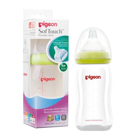 PIGEON PLASTIC BOTTLE WN 240ML 00874