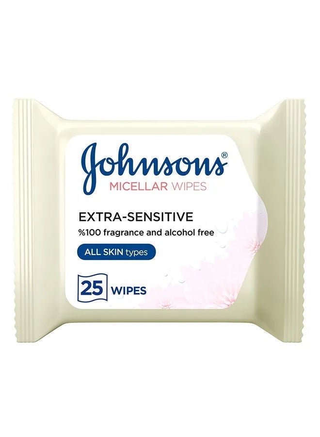 JOHNSONS 5024 FRG FREE FACIAL WIPES 25S