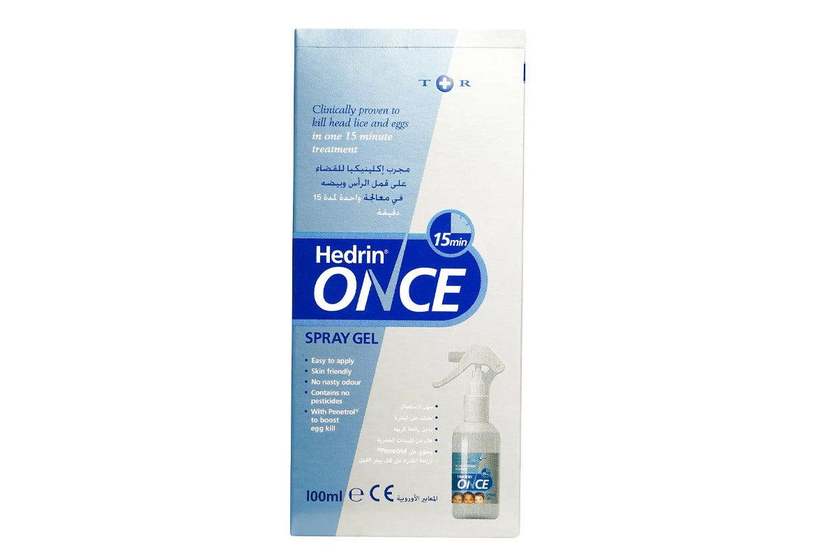 HEDRIN ONCE SPRAY GEL 100ML