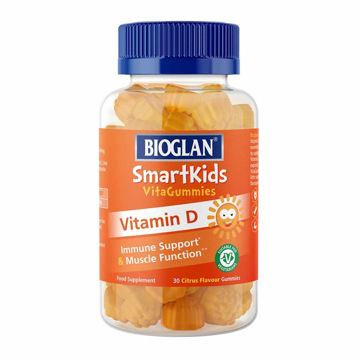 BIOGLAN SMARTKIDS GUMMIES VITAMIN D 30S