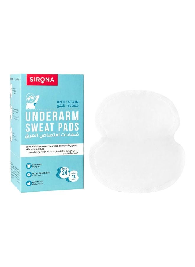 SIRONA UNDERARM SWEAT PADS 24S