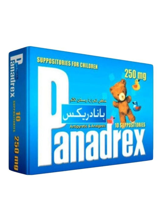 PANADREX 250MG SUPPOSITORY 10'S
