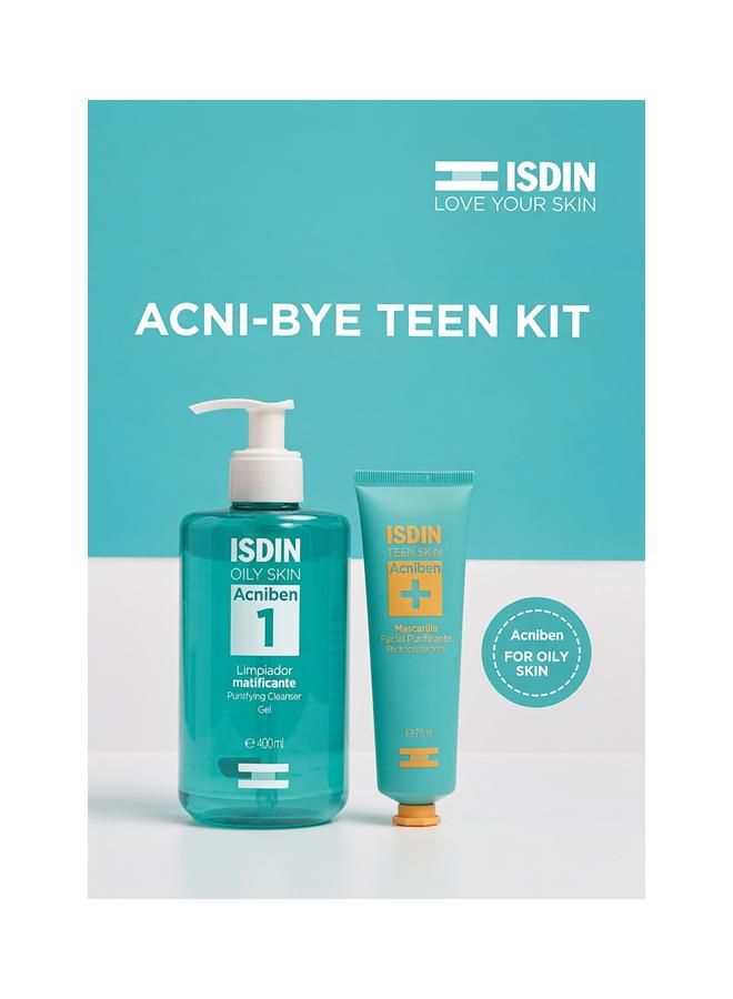 ISDIN ACNIBYE 6949TEEN WASH+MASK40%PROMO KIT
