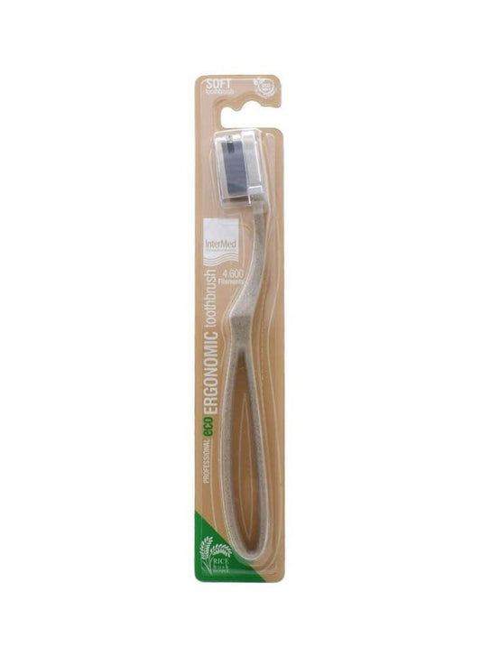 ERGONOMIC ECO WITH RICE HUSK SOFT TOOTHBRUSH