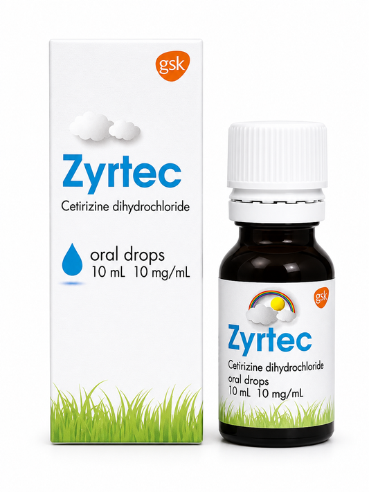 ZYRTEC DROPS 10ML BOTTLE