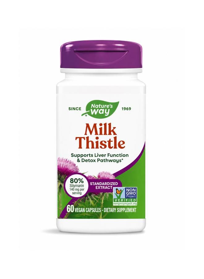 NATURE'S WAY MILK THISTLE CAP 60S