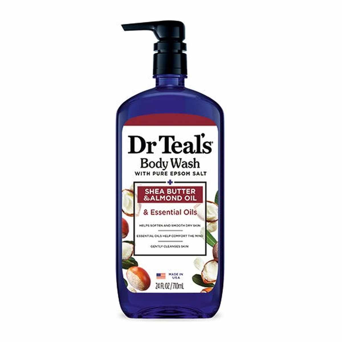 DR TEALS SHEA BUTTER ALMOND OIL BODY WASH  710ML