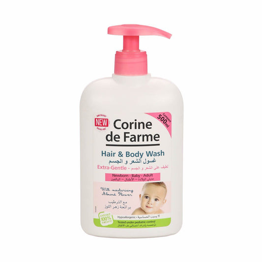 Corine De Farme Baby Hair & Body Wash Ex Gentle 500ML