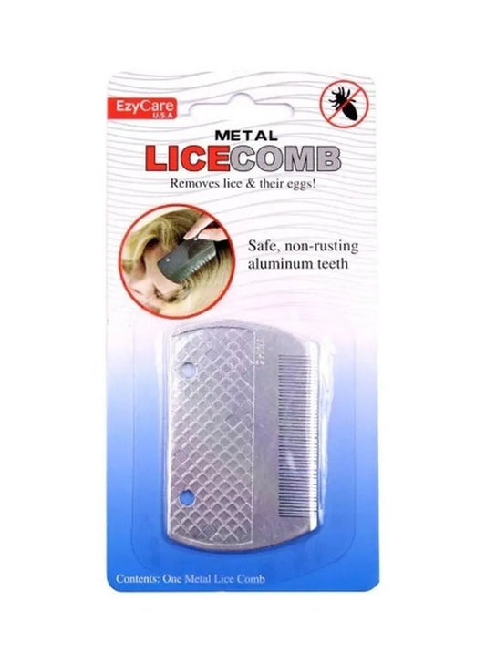 EZYCARE METAL LICE COMB (17326)