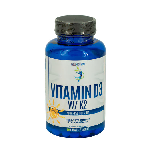 Wellness Way Vit D3 W/K2 90Tab