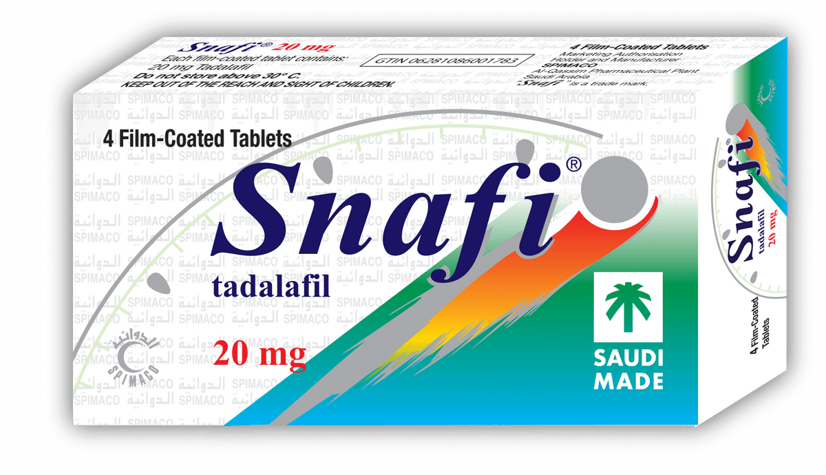 SNAFI 20MG TAB 4S