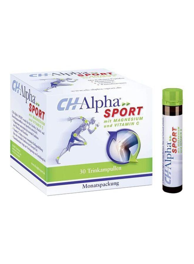 CH-ALPHA SPORT DRINKABLE VIALS 30S