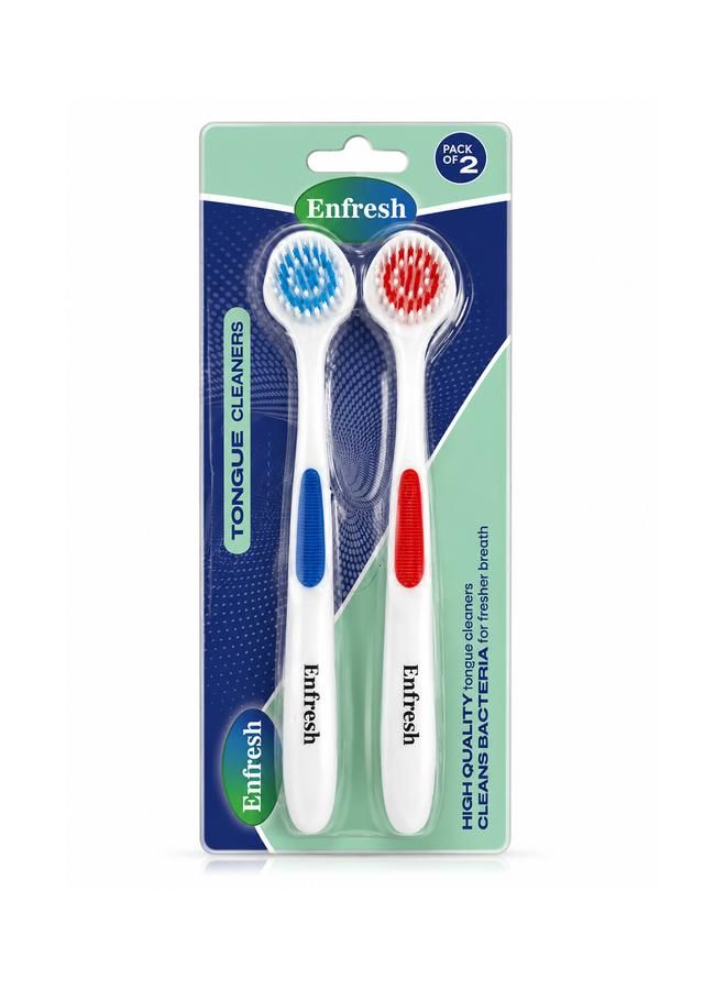 ENFRESH 9886 TONGUE CLEANER 2PCS