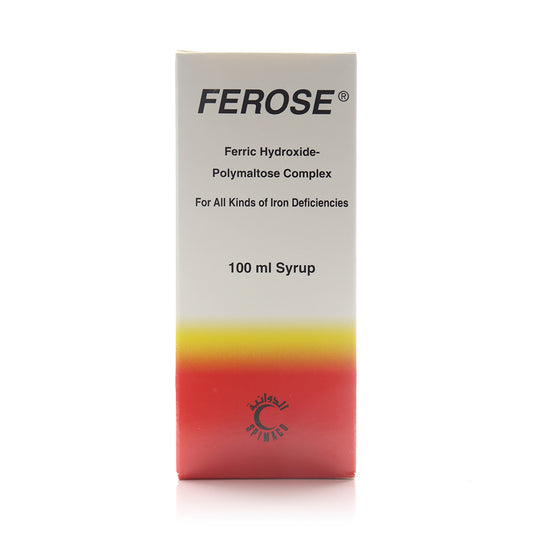Ferose 50Mg/5ml Syrup, 100 ml