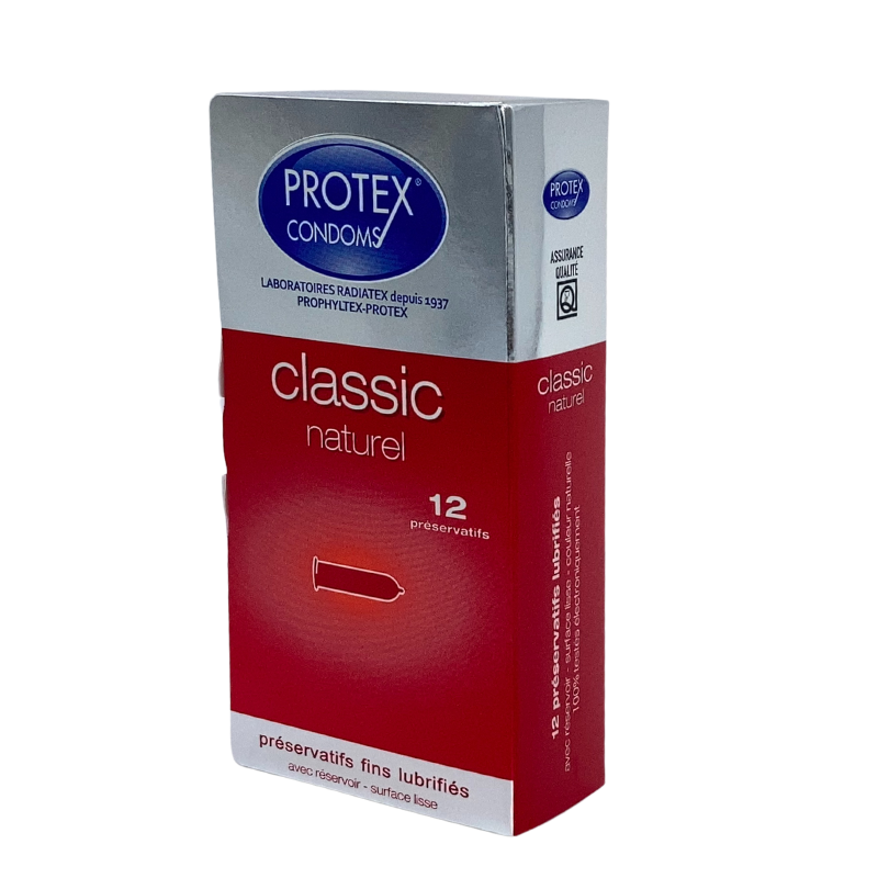 Protex Classic Naturel Condoms, 12 Pieces – Drops Pharmacy