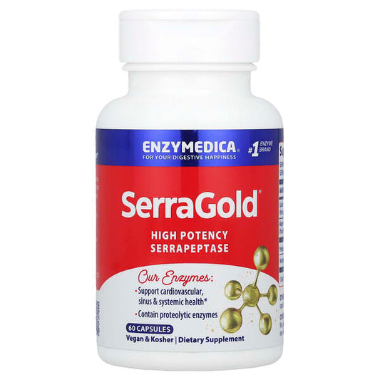 Enzymedica Serra Gold Capsules, 60 Capsules