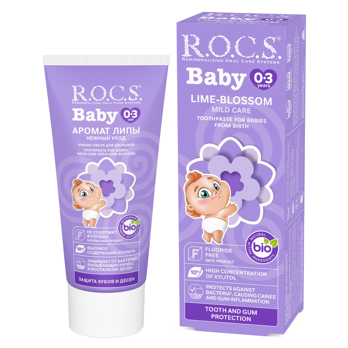 ROCS TP MILDCARE WITH LIME BLOSSOM (0-3)