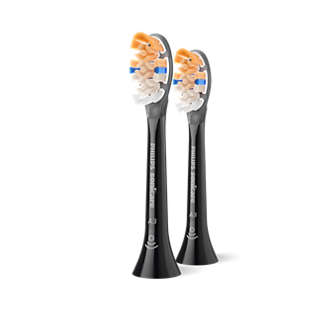 Philips Sonicare W3 Premium White Standard sonic Toothbrush Heads - Black