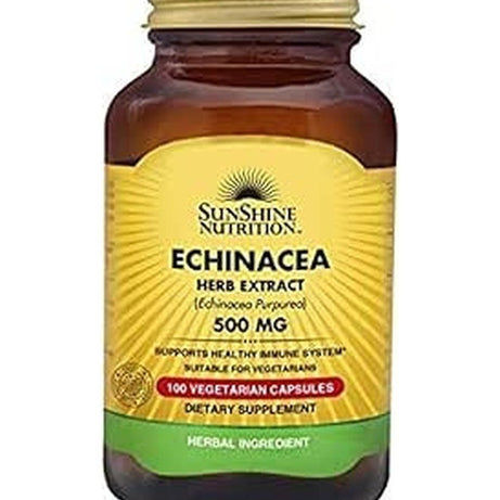 SUNSHINE ECHINACEA 500MG VEG CAPS 100S