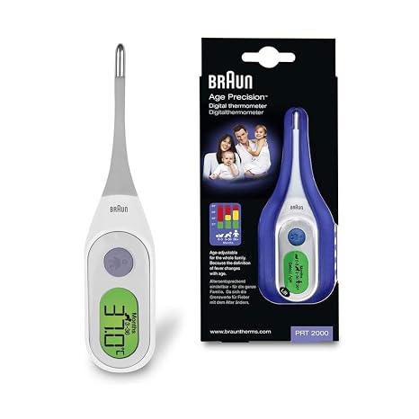BRAUN DIGITAL THERMOMETER PRT 2000MN