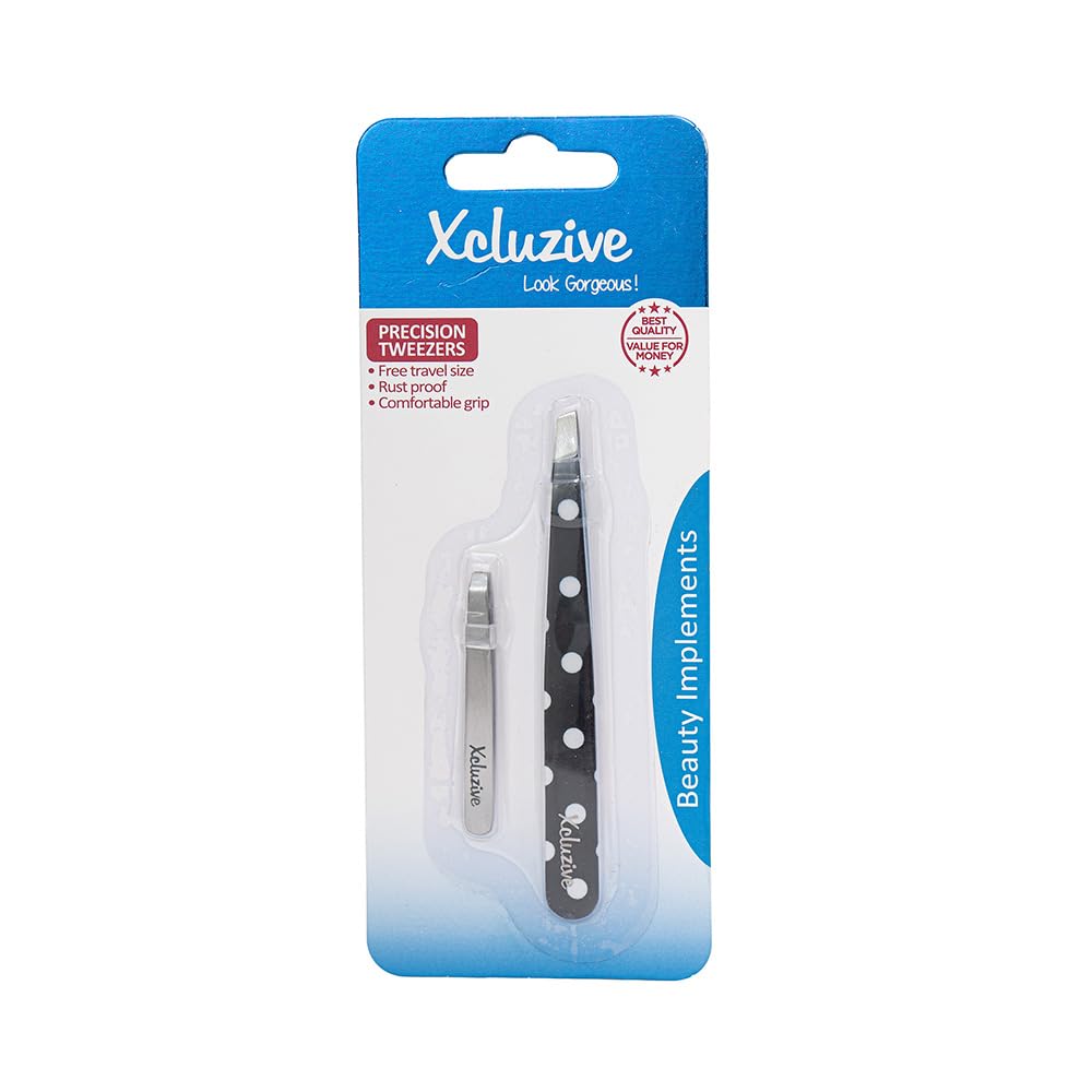 XCLUZIVE 0166 PRECSN TWEEZERS 3CLRS