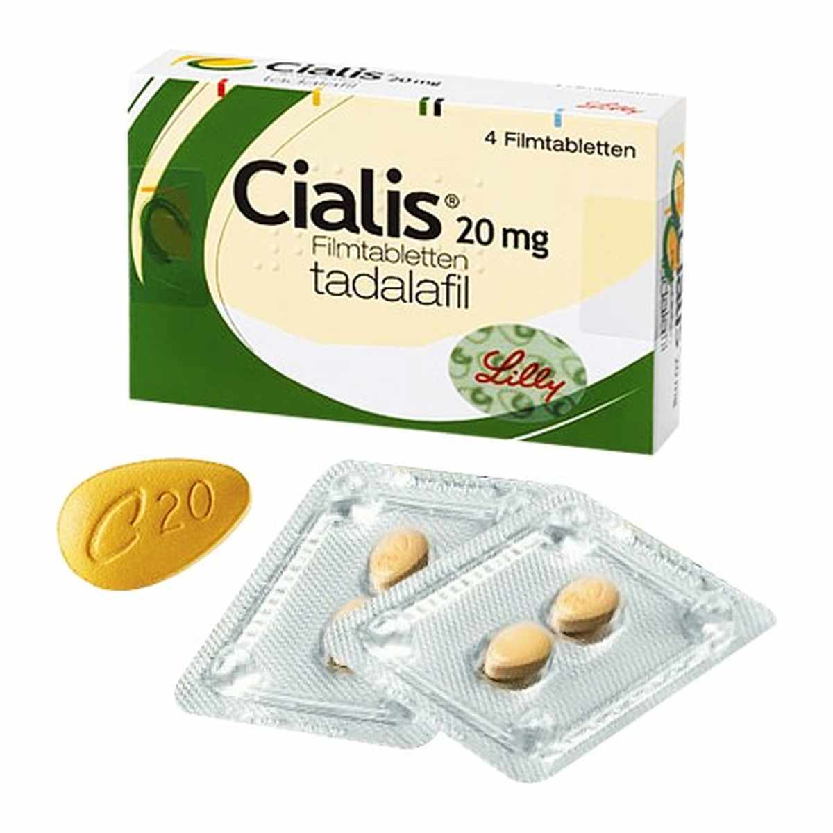 CIALIS 20MG TAB 4S