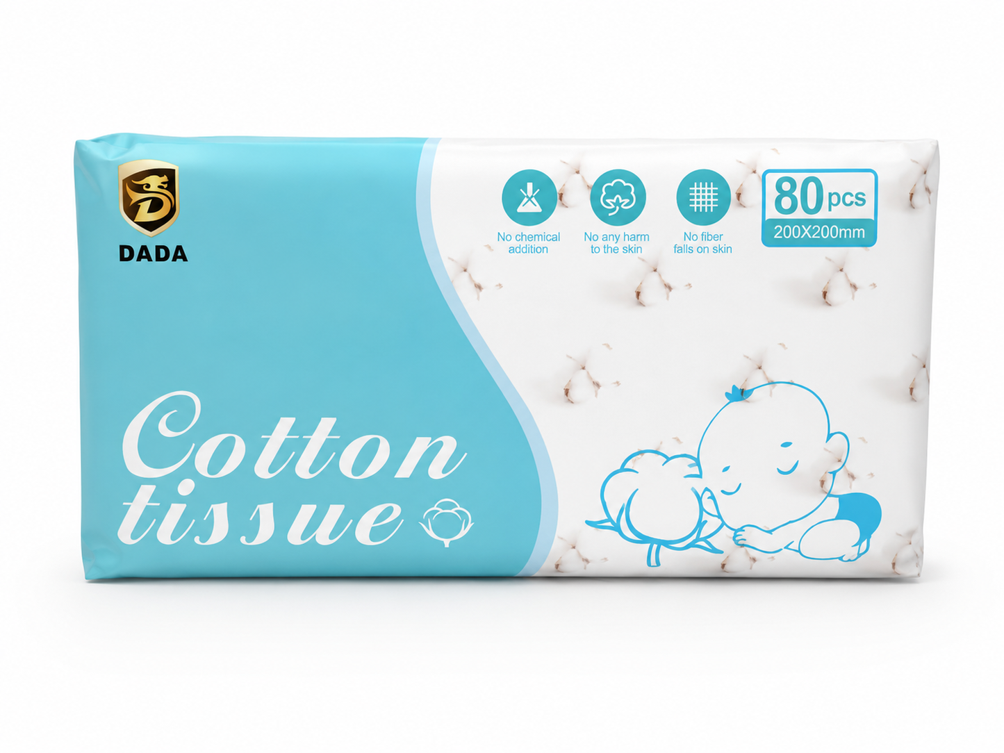 DADA BABY NATURAL COTTON TISSUE 80S