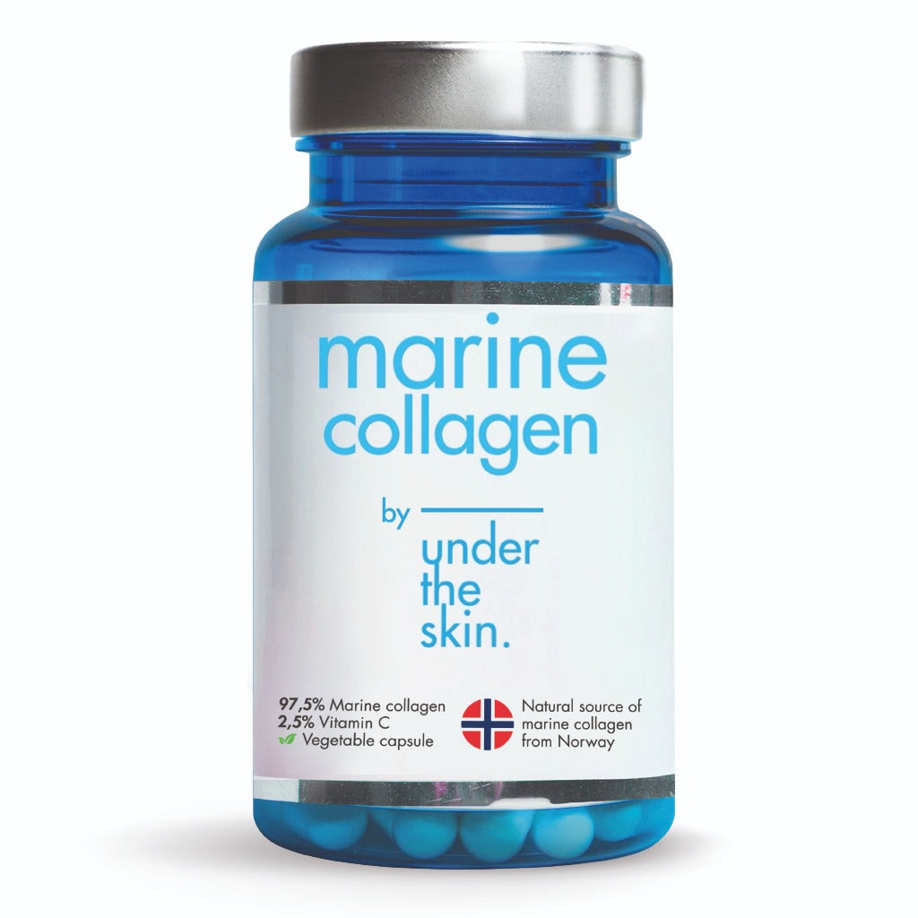UNDER THE SKIN MARINE COLLAGEN 800MG VEG CAP 60S