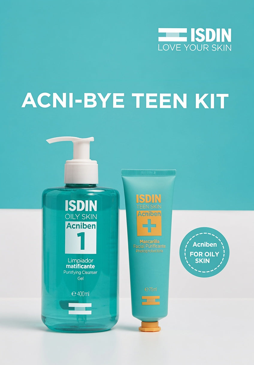 ISDIN ACNIBYE 6949TEEN WASH+MASK40%PROMO KIT