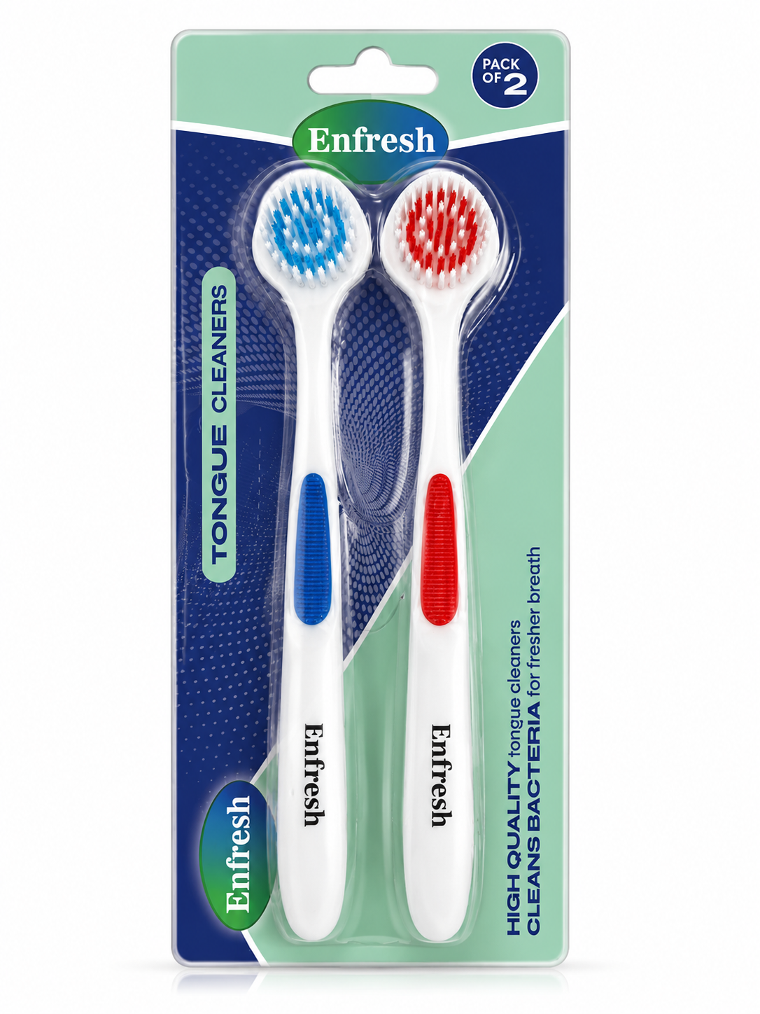 ENFRESH 9886 TONGUE CLEANER 2PCS