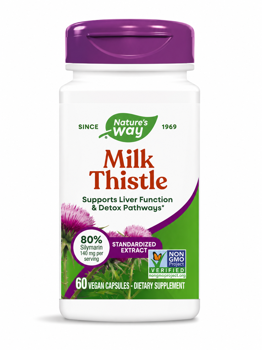 NATURE'S WAY MILK THISTLE CAP 60S