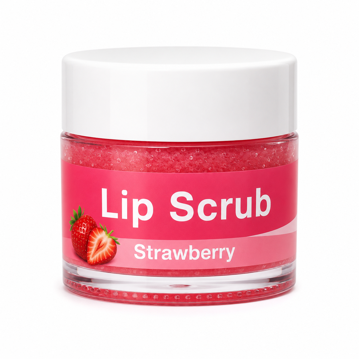 GLAM OF SWEDEN LIP SCRUB STRAWBERRY